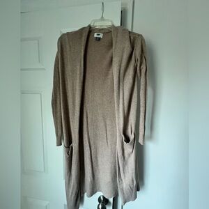 Old Navy Women's Beige Open Front Cardigan